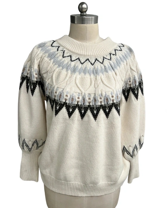 Women's Nordic Fair Isle knit sweater products